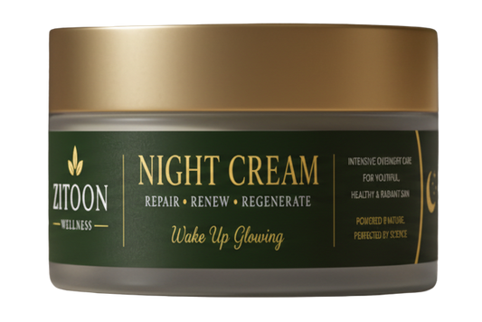 The Night Cream is expertly formulated to help your skin look refreshed, radiant, and revitalized by morning. Infused with Vitamin C, Retinol, and a blend of skin-loving ingredients, this luxurious cream deeply hydrates while supporting a smoother, brighter, and more even-looking complexion as you sleep.